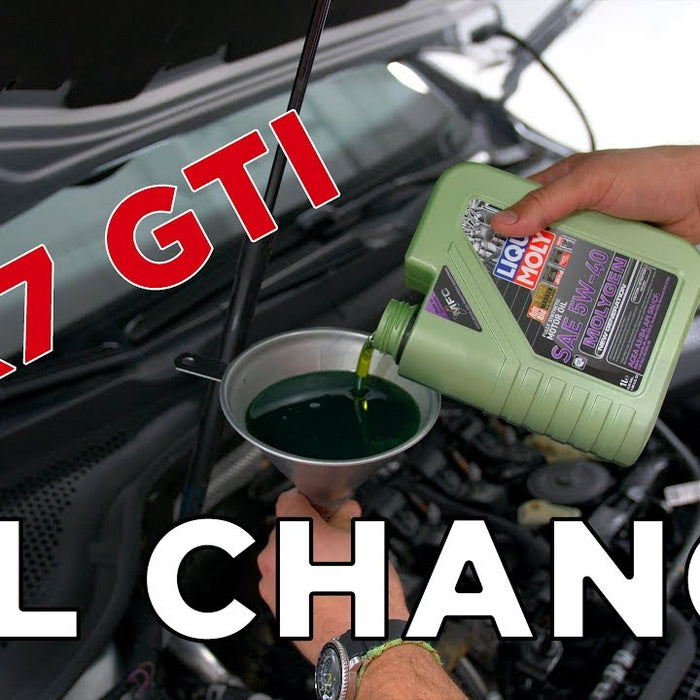VW MK7 GTI Oil Change DIY