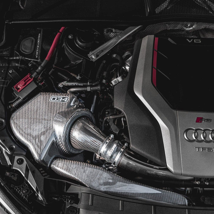 034 - Audi B9 RS5 - X34 Carbon Fibre Full Cold Air Intake System - 034-108-1033