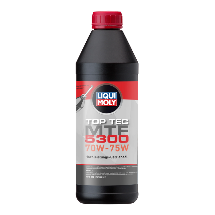 LIQUI MOLY – Top Tec MTF 5300 70W-75 (1L) – Manual Gearbox Oil – VW G052171 / G05527