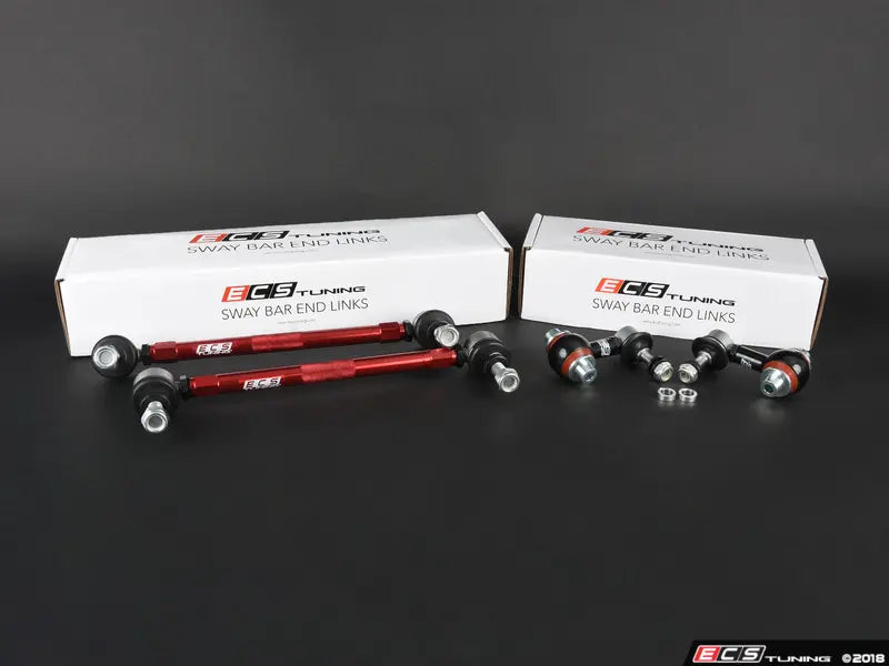 ECS Tuning - Adjustable Front & Rear Sway Bar End Link Kit - A3/S3 8V/8.5V MK7/7.5 GTI/R&nbsp;