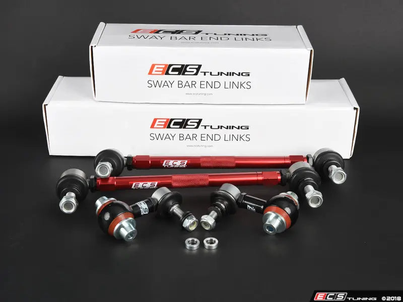 ECS Tuning - Adjustable Front & Rear Sway Bar End Link Kit - A3/S3 8V/8.5V MK7/7.5 GTI/R&nbsp;