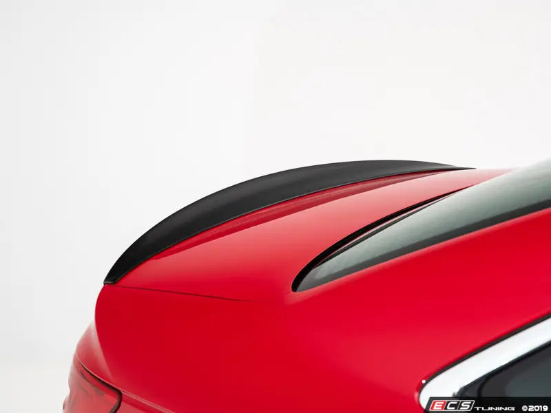 Audi B9 A4/S4 Front Lip Spoiler + Trunk Spoiler Bundle (Gloss Black)