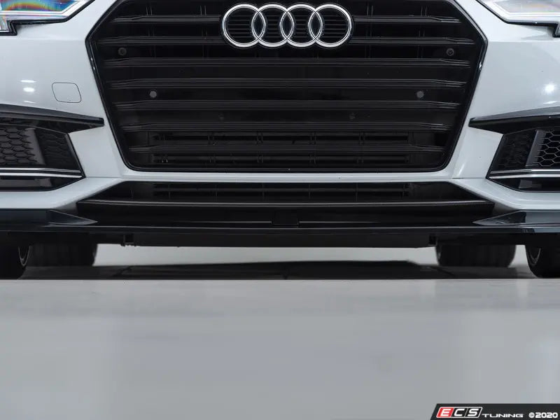 Audi B9 A4/S4 Front Lip Spoiler + Trunk Spoiler Bundle (Gloss Black)