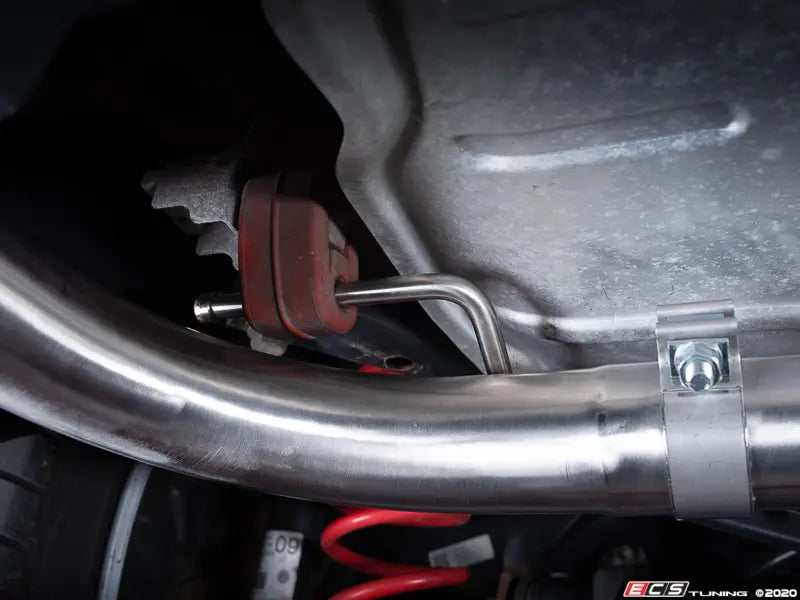 ECS Tuning -  MK7/7.5/8 GTI Muffler Delete Kit - With 4.0" Chrome Tips