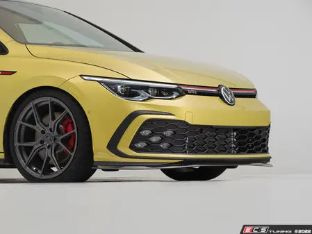 MK8 GTI Front Lip Flush Style - Gloss Black