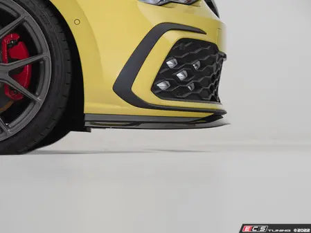 MK8 GTI Front Lip Flush Style - Gloss Black