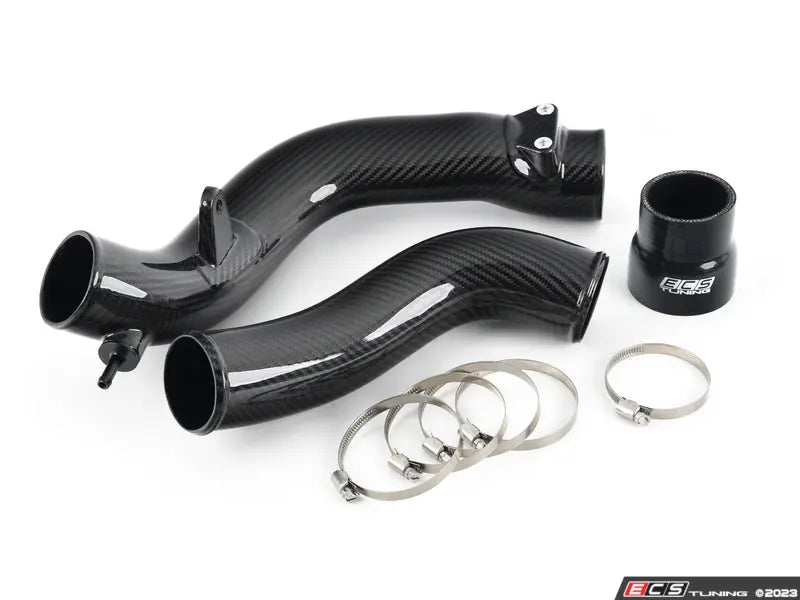 8Y RS3 High Flow Charge Pipe Kit - Carbon Fiber