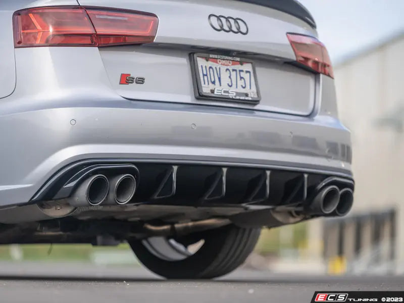 Audi C7.5 S6 Rear Diffuser - Gloss Black