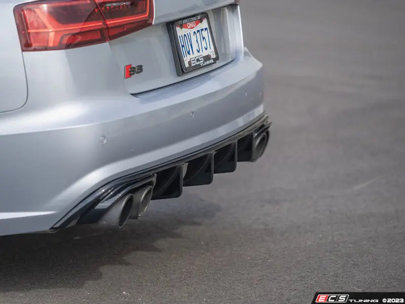 Audi C7.5 S6 Rear Diffuser - Gloss Black
