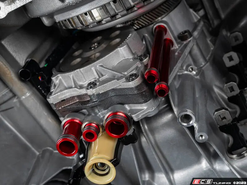 ECS Tuning - DL501 DSG Billet Aluminum Oil Pipes Audi B8/8.5 S4/S5