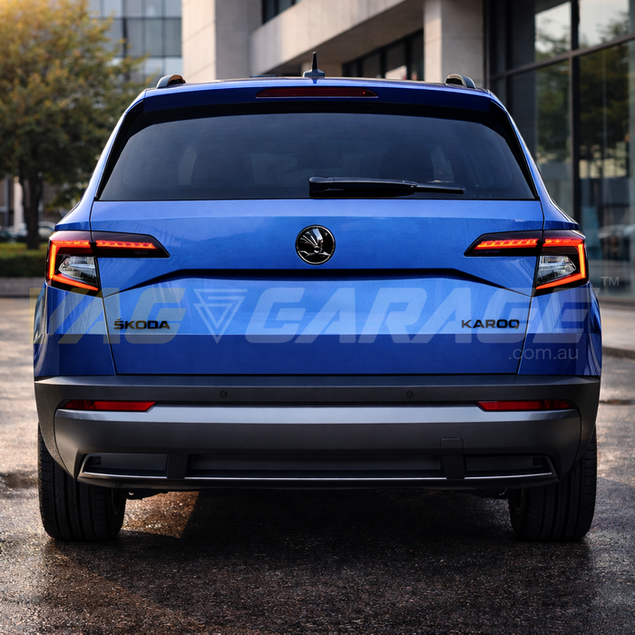 Genuine Skoda Rear Emblem Badge ´SKODA Logo´ for KAROQ - Monte Carlo Black Version KDQ-ZNK-BLK-RR