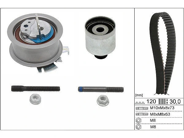 INA - Timing Belt Kit - SKODA FABIA I (6Y2) 1.9 TDI ATD, AXR