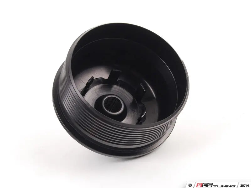 ECS Tuning - Black Anodized  Aluminum Oil Filter Housing - MK4 R32 / VR6
