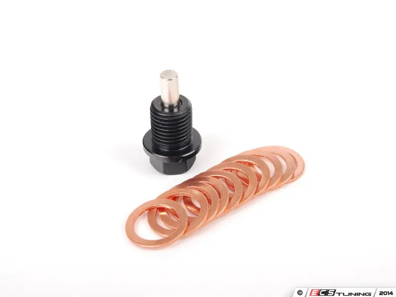 ECS Magnetic Oil Drain Plug – M14x1.5 Thread - 10 Copper Washers