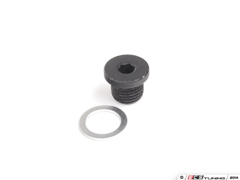 ECS Tuning - Black Anodized  Aluminum Oil Filter Housing - MK4 R32 / VR6
