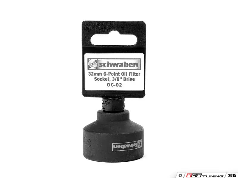 Schwaben - 32mm 6-Point Oil Filter Socket - 3/8" Drive