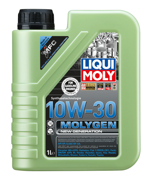 LIQUI MOLY – Molygen New Generation 10W-30 (1L) – Engine Oil – API SP / ILSAC GF-6A