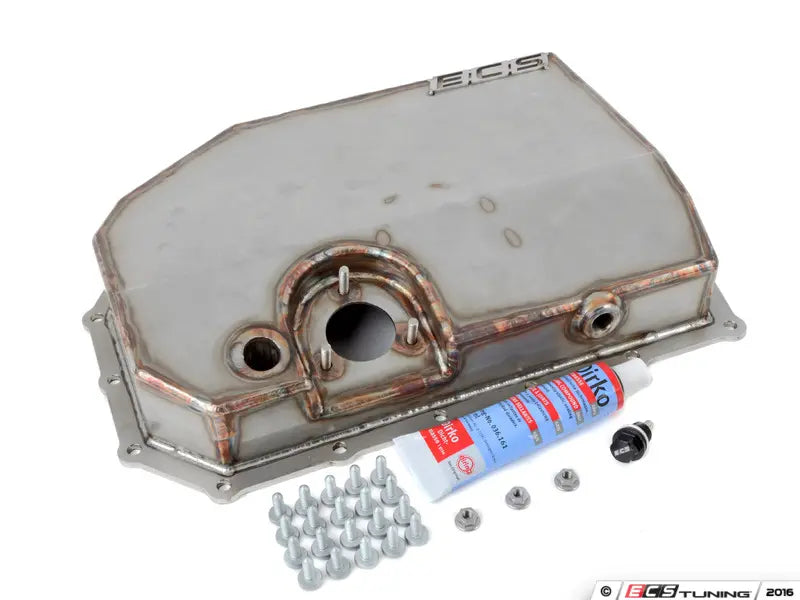 ECS Tuning Stainless Steel Oil Pan - MQB EA888.3 - A3/S3 8V/8.5V MK7/7.5 GTI/R