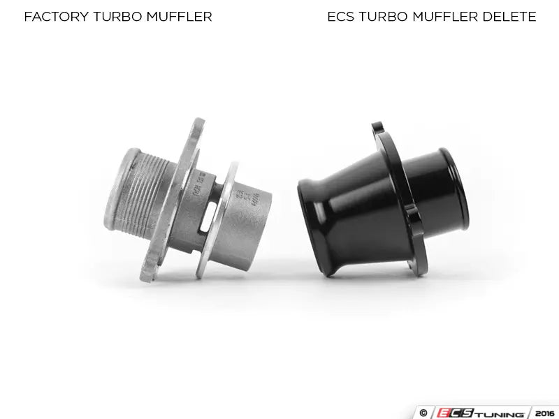 ECS Tuning - Turbo Muffler Delete Pipe - Audi A3/S3 8V, A4/A5 B8/8.5/B9, MK3 TT/TTS, Q5, MK7/7.5 GTI/R