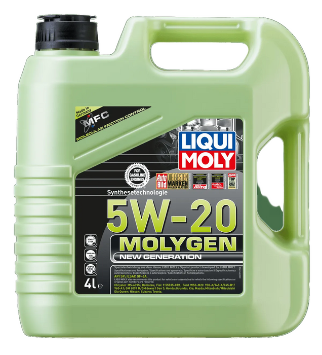 LIQUI MOLY Molygen New Generation 5W-20 (4L) – Fully Synthetic Engine Oil
