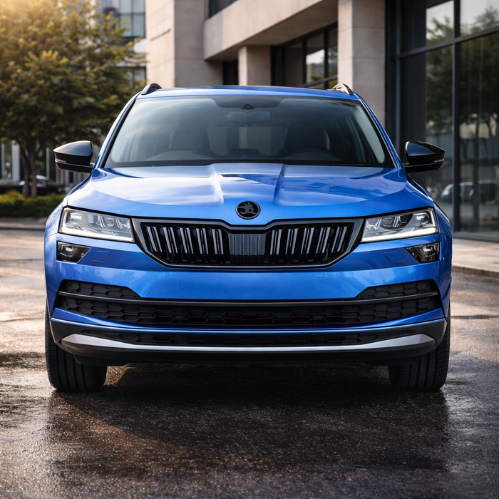 Genuine Skoda Front Emblem Badge ´SKODA Logo´ for KAROQ - Monte Carlo Black Version KRQ-ZNK-BLK