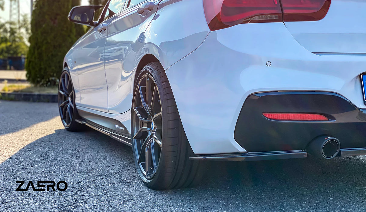 Zaero Designs - EVO-1 Rear Diffuser & Rear Splitters for BMW 1 Series F20 (LCI) 2016-2019