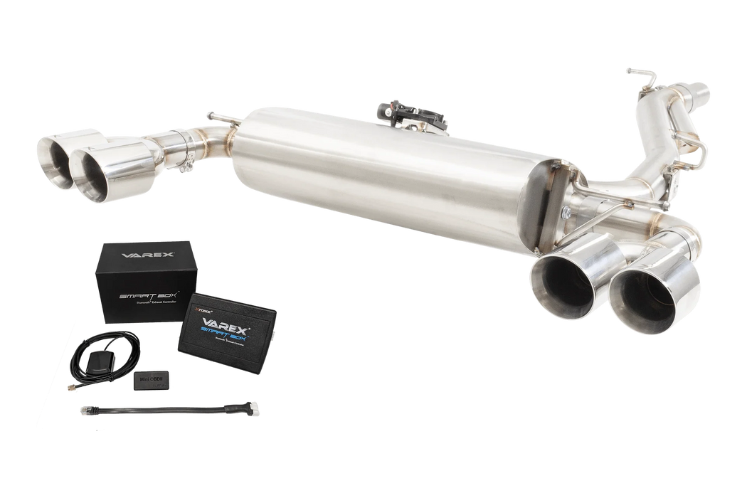 XFORCE - VW MK7/7.5 R Varex Valved Cat Back Exhaust System Smartbox (V2 Latest Revision)