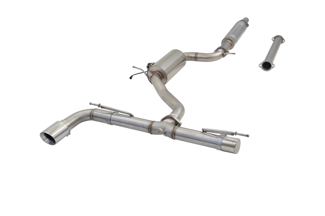 XFORCE - VW GOLF MK7/7.5/8 TSI Varex Valved Cat Back Exhaust System