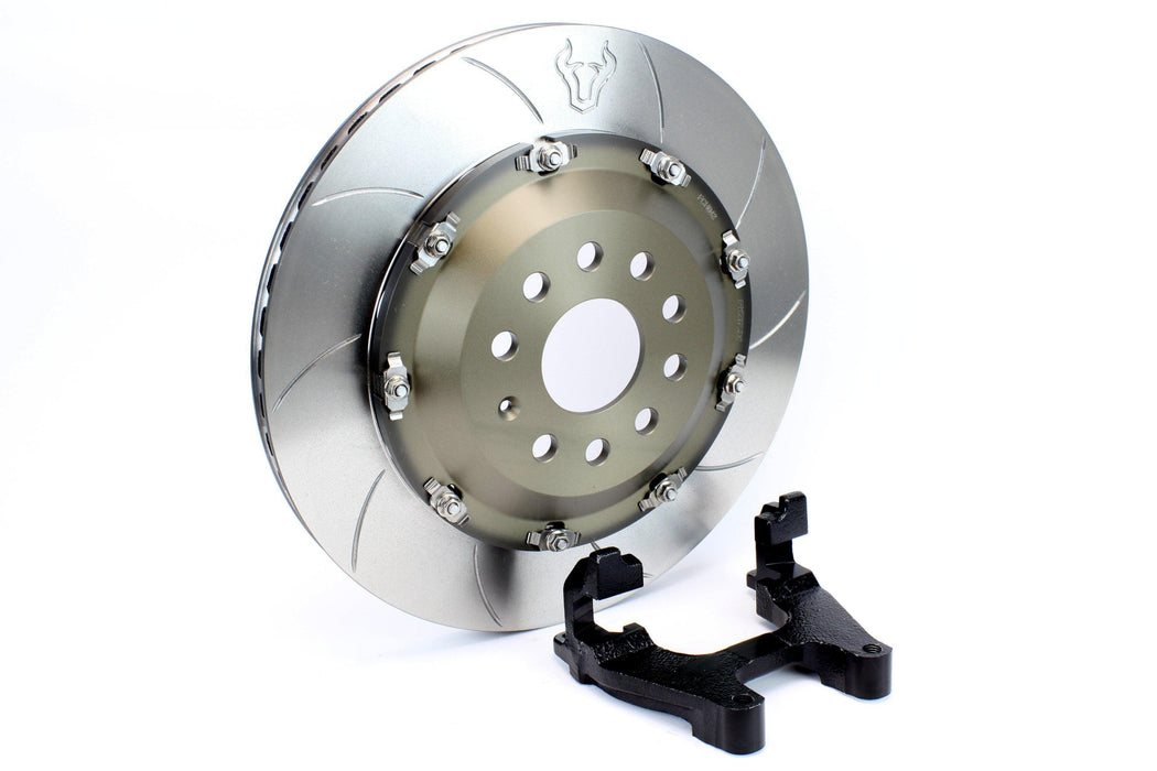 Forza 2 Piece Rear Brake Disc 350mm Upgrade Including Carrier (left) - Volkswagen Golf MK7 GTI/R & Audi 8V S3/TT/TTS/RS3 - F2D.350.22.AAL