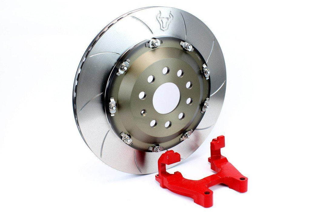 Forza 2 Piece Rear Brake Disc 350mm Upgrade Including Carrier (left) - Volkswagen Golf MK7 GTI/R & Audi 8V S3/TT/TTS/RS3 - F2D.350.22.AAL