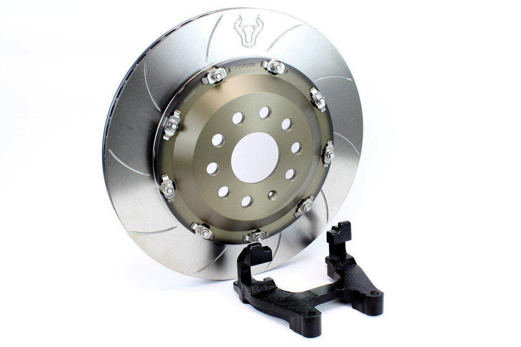 Forza 2 Piece Rear Brake Disc 350mm Upgrade Including Carrier (Right) - Volkswagen Golf MK7 GTI/R & Audi 8V S3/TT/RS3 - F2D.350.22.AAR