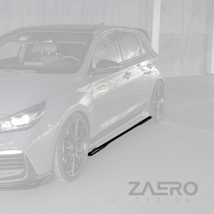 Zaero Design EVO-1 Side Splitter/Skirts – Hyundai i30N Hatch & Fastback (2018+)