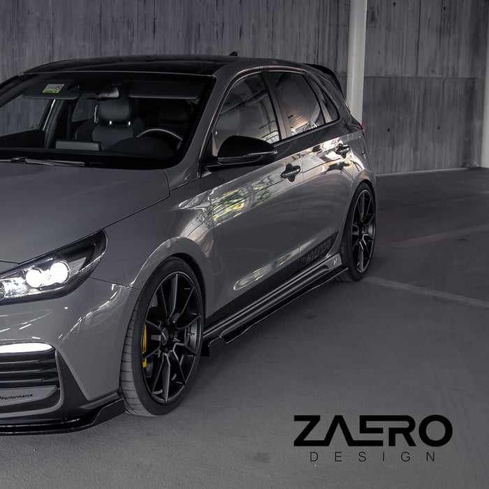 Zaero Design EVO-1 Side Splitter/Skirts – Hyundai i30N Hatch & Fastback (2018+)