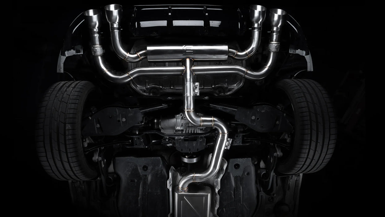 IE Valved Cat Back Exhaust System - VW Golf R Mk8