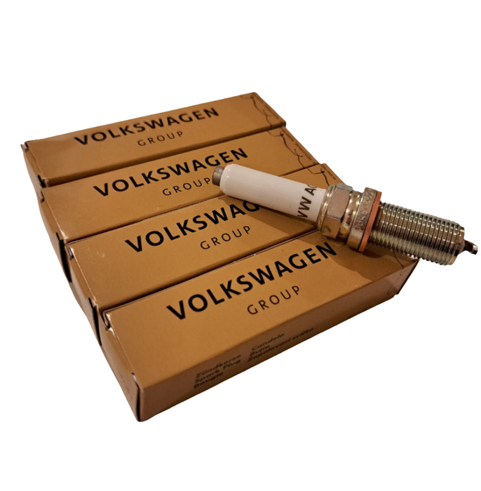 06K905601M - Genuine Audi RS3/RS7 Spark Plugs (x4) - Fits Audi 8V S3/TT/TTS & Volkswagen Golf GTI/R MK7 - (Stage 2 Upgrade)