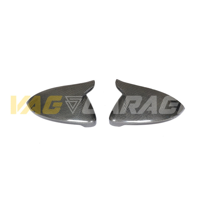 Genuine Carbon Fibre Replacement Mirror Covers Ox Horn MK7/7.5 GTI/R