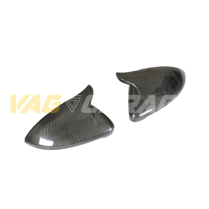 Genuine Carbon Fibre Replacement Mirror Covers Ox Horn MK7/7.5 GTI/R