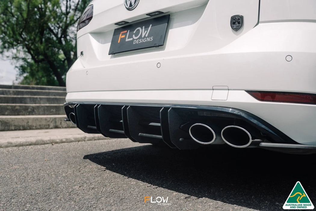 Flow Design MK7.5 Golf R Wagon Flow-Lock Rear Diffuser — VAG Garage ...