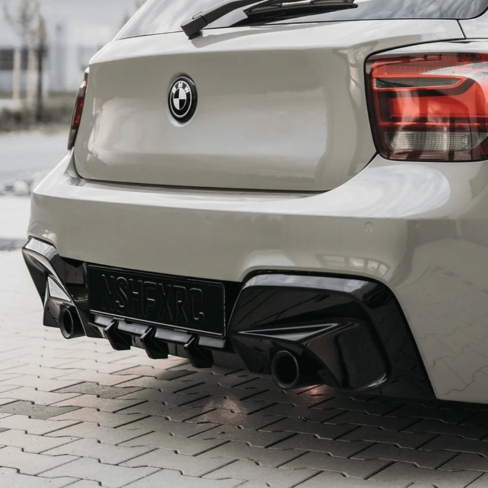 EVO-1 Rear Diffuser for BMW 1 Series F20 (Pre LCI) 2012-2015