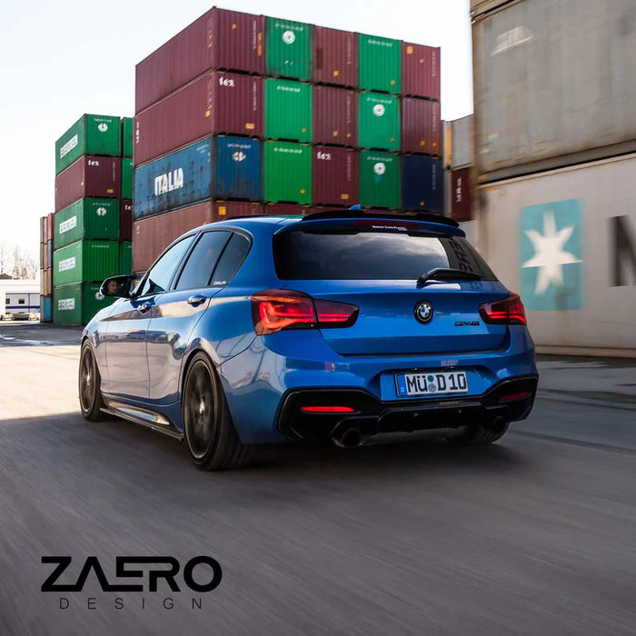 Zaero Design EVO-1 Rear Diffuser – BMW 1 Series F20 LCI (Dual Exit) 2016–2019