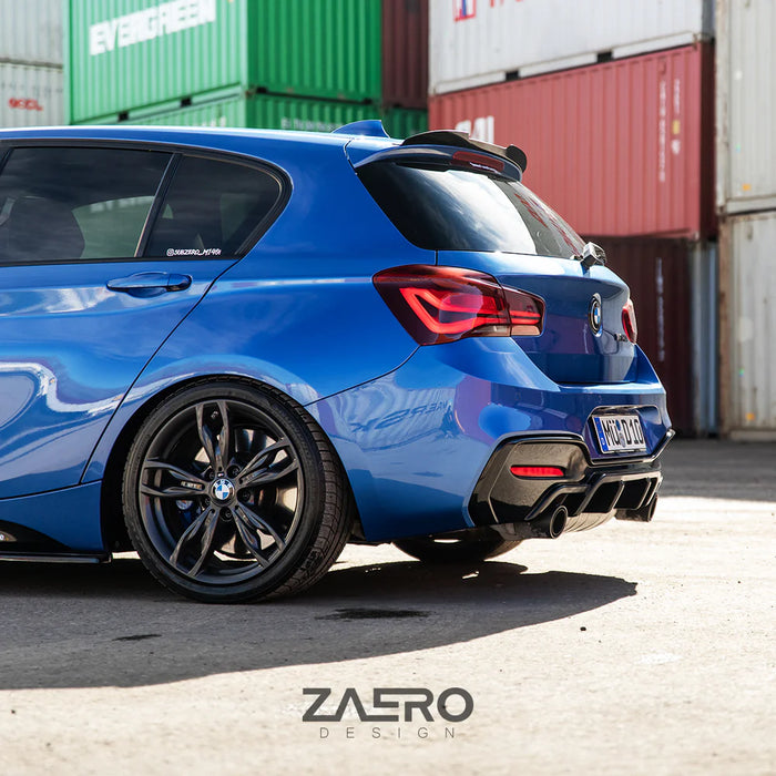 Zaero Design EVO-1 Rear Diffuser – BMW 1 Series F20 LCI (Dual Exit) 2016–2019