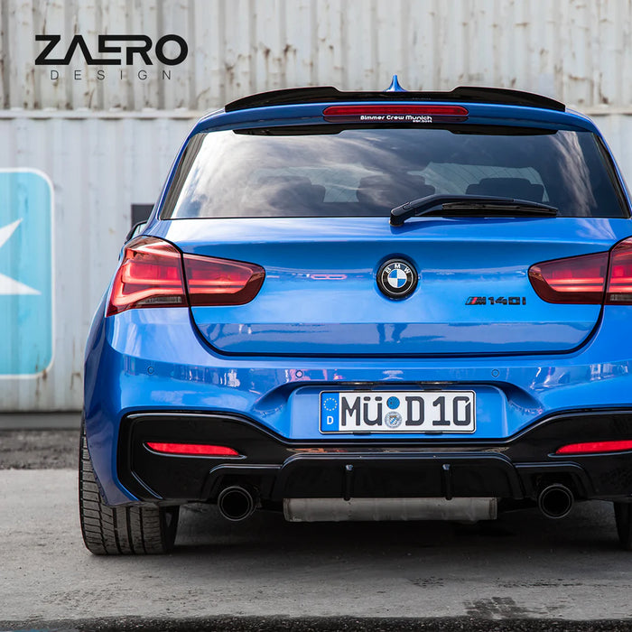 Zaero Design EVO-1 Rear Diffuser – BMW 1 Series F20 LCI (Dual Exit) 2016–2019