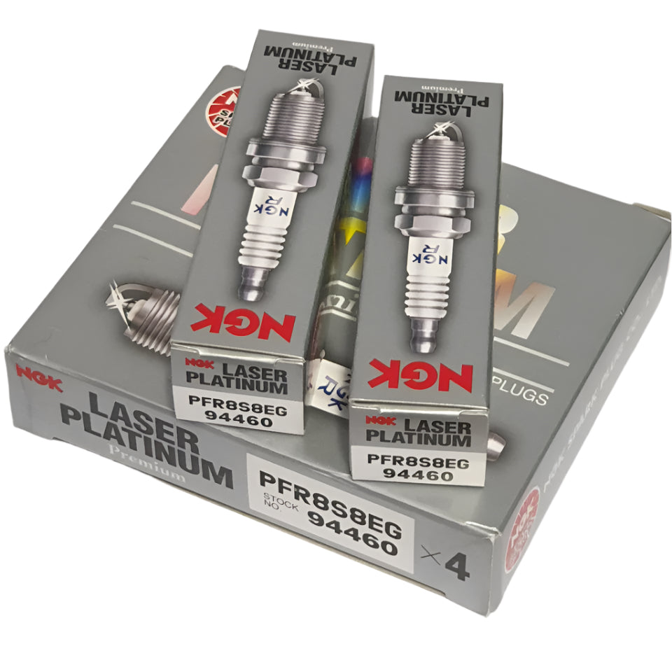NGK PFR8S8EG 94460 - Laser Platinum Spark Plugs (X6) - Audi 3.0