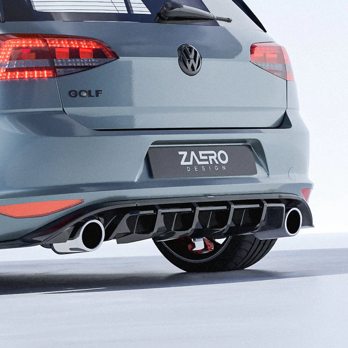 EVO-1 Rear Diffuser for Volkswagen Golf GTI MK7 2013-2017