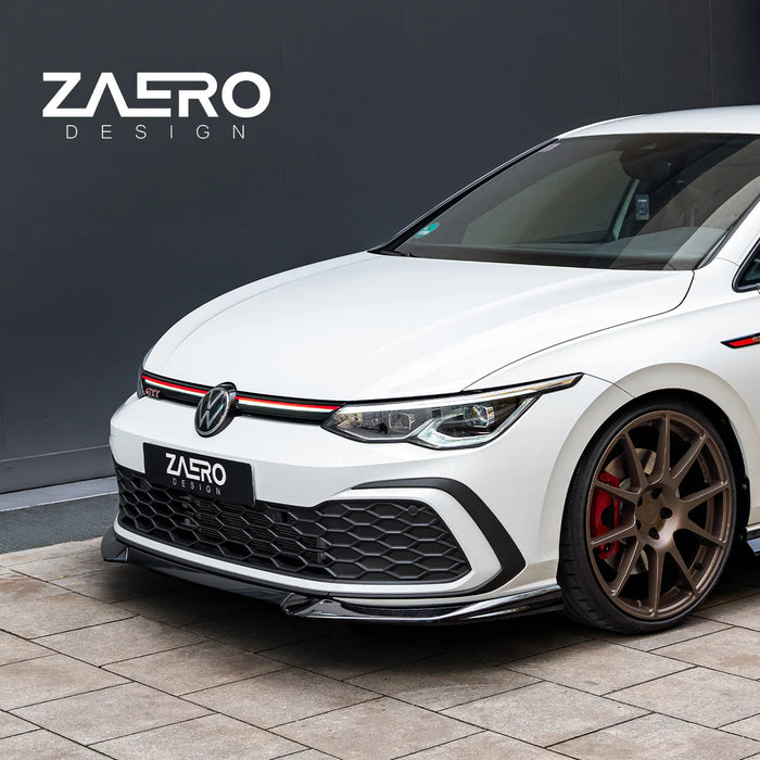 Zaero Designs - EVO-1 Front Lip/Splitter for Volkswagen Golf GTI MK8 2021+
