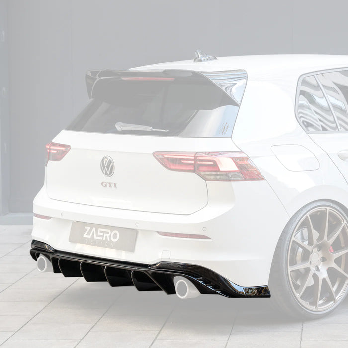 Zaero Designs - EVO-1 Rear Diffuser for Volkswagen Golf GTI MK8 2021+