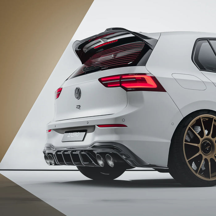 Zaero Design EVO-1 Rear Diffuser – Volkswagen Golf R MK8 / MK8.5 2021–2025