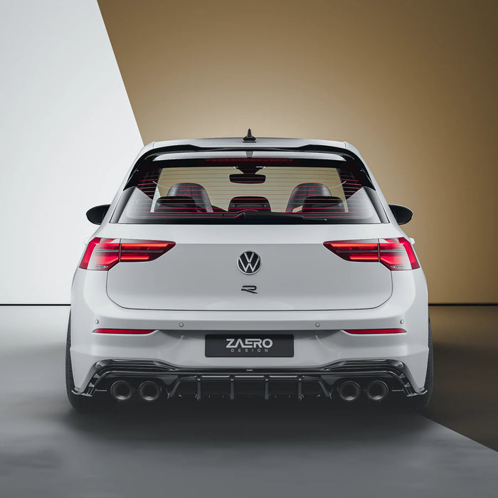 Zaero Design EVO-1 Rear Diffuser – Volkswagen Golf R MK8 / MK8.5 2021–2025