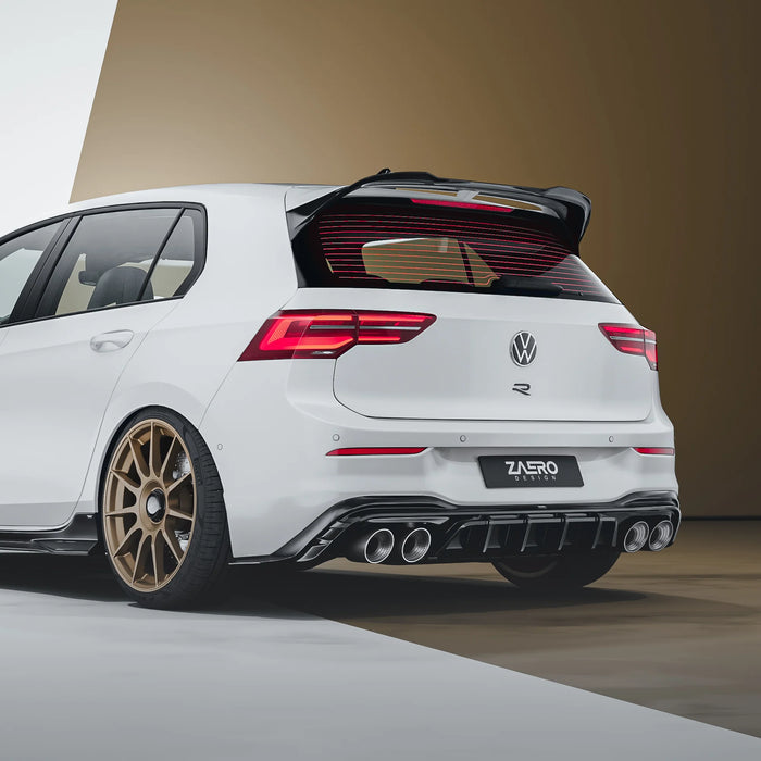 Zaero Design EVO-1 Rear Diffuser – Volkswagen Golf R MK8 / MK8.5 2021–2025