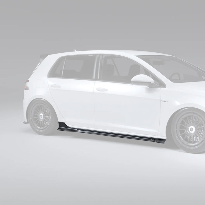 EVO-1 Side Splitters for Volkswagen Golf MK7/7.5 TSI, GTI & R 2014-2021